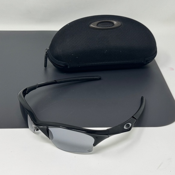 Oakley half jacket 1.0 Jet black 13-711 Light Gry transition Photochromic lenses